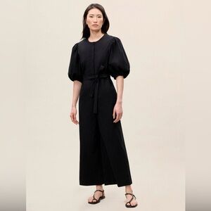 Rebecca Taylor trench jumpsuit in black - 6 nwt